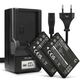 2x Battery 1180mAh+ Charger