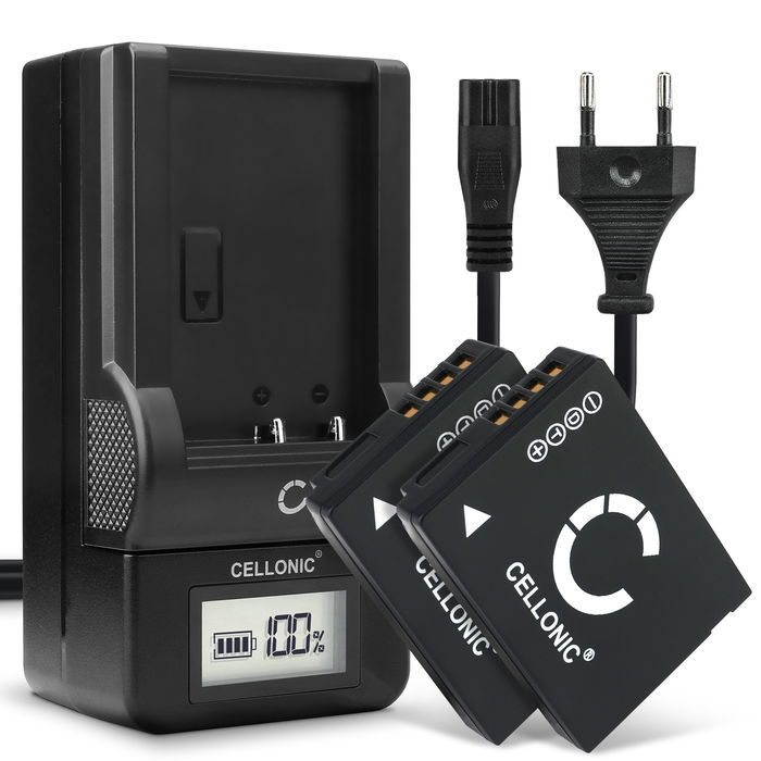 2x Batería para Leica V-LUX 30, BP-DC7 de Cellonic®], 890mAh, Ion de litio