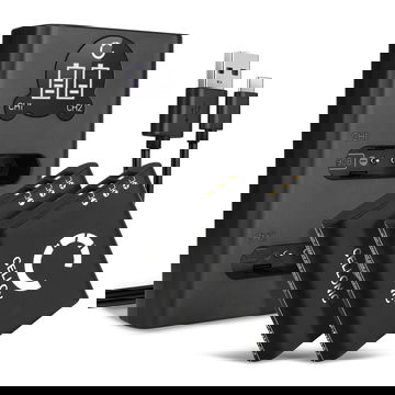 Pack de 2x Batería para Ricoh GR IIIx, Ricoh GR III, Ricoh G900, Ricoh G900SE, Ricoh WG-6 - 2x Batería Ricoh DB-110 1100mAh + Cargador USB Doble