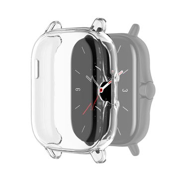 subtel Funda smartwatch para Amazfit GTS 2, Funda de TPU para relojes inteligentes - Funda protectora en Transparente Back Cover Bumper Case Shockproof