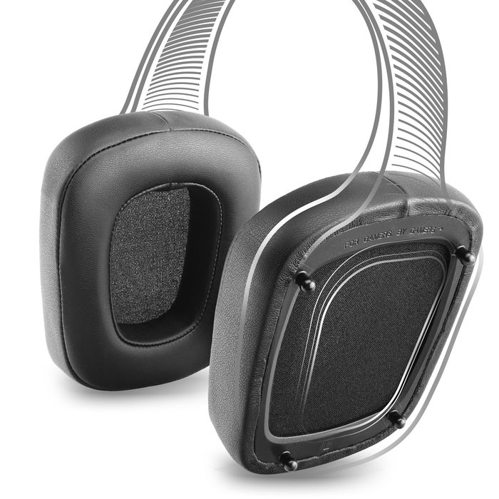 Almohadillas de goma espuma para auriculares Razer Tiamat 7.1 V1 de subtel, Almohadillas para cascos negras, Headphone ear pads, Repuesto auriculares