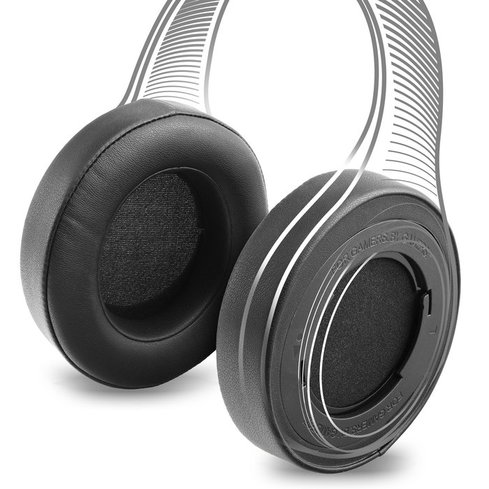 Almohadillas de goma espuma para auriculares Razer Kraken Pro 7.1 V2 de subtel, Almohadillas para cascos negras, Headphone ear pads, Repuesto auriculares