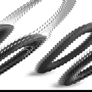 Almohadillas de goma espuma para auriculares Sennheiser GSP 300, GSP 301, GSP 302, GSP 303, GSP 350, GSP 370 de subtel, Almohadillas para cascos negras, Headphone ear pads, Repuesto auriculares