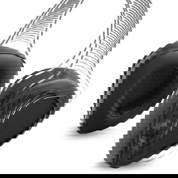 Almohadillas de goma espuma para auriculares ASUS ROG Delta de subtel, Almohadillas para cascos negras, Headphone ear pads, Repuesto auriculares