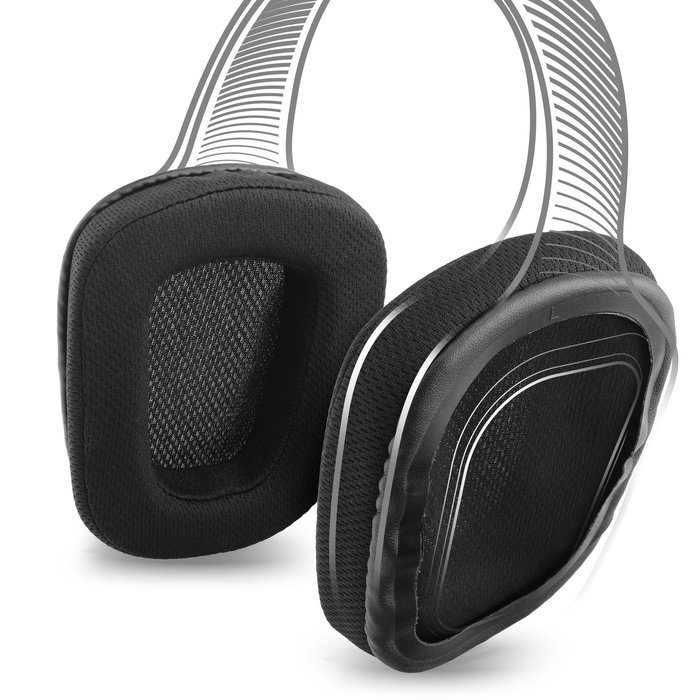 Almohadillas de goma espuma para auriculares Logitech G430 G431 G432 G433 G533 G633 G633S G635 G930 G933 G935 de subtel, Almohadillas para cascos negras, Headphone ear pads, Repuesto auriculares