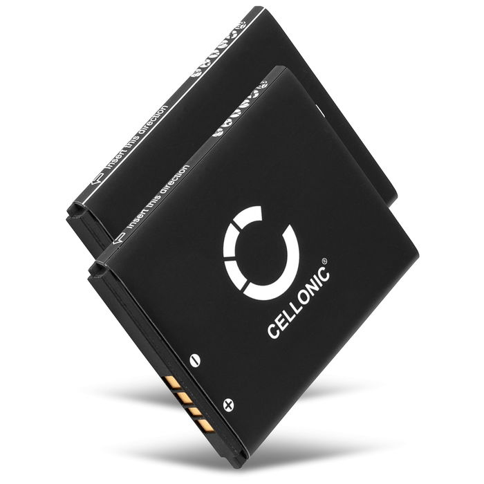 2x Batería para Alcatel One Touch 815, BY42, CAB3120000C1 de Cellonic®], 800mAh, Ion de litio