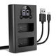 Dual Charger + USB Cable