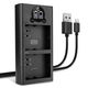 Cargador doble A-1 + Cable USB