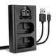 Dual Charger + USB Cable