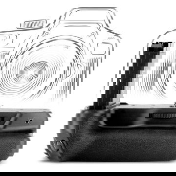 Empuñadura cámaras BG-1X para Canon 77D, 800D, 9000D, Kiss X9i, Rebel T7i - Empuñadura vertical con disparador y compartimento para baterías LP-E17 de CELLONIC