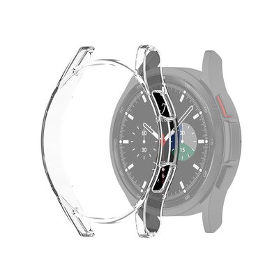 subtel Funda smartwatch para Samsung Galaxy Watch 4 Classic (46mm), Funda de Plástico endurecido para relojes inteligentes - Funda protectora en Transparente Back Cover Bumper Case Shockproof