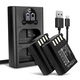 2x Battery 1600mAh+ Dual Charger