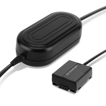 Fuente de Alimentación DMW-AC8 8.4V con cable de carga de 3,3m para cámaras Panasonic NV-GS10 NV-GS120 NV-GS140 NV-GS150 NV-GS158 NV-GS17 NV-GS180 NV-GS188 - Dummy Battery de subtel
