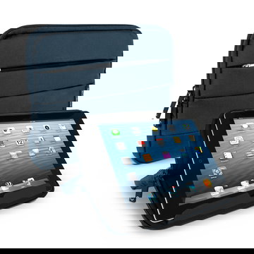 Funda universal para tablets de 10.1 pulgadas CELLONIC nylon Azul - Funda protectora para eBooks y tablets con función de soporte y forro acolchado | Funda impermeable