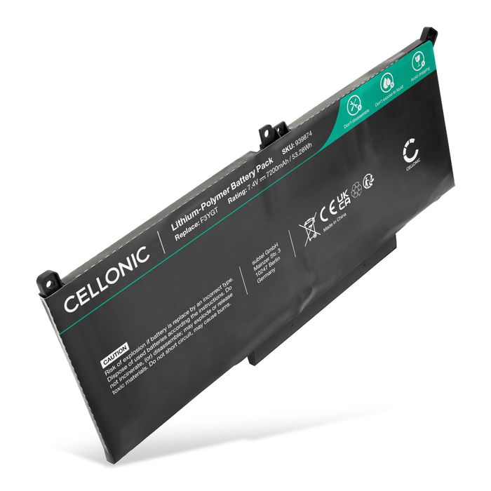 Dell Latitude 14 7490 Batería 7200mAh 7.6v de subtel