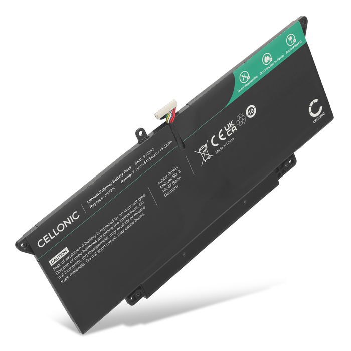 Batería para Dell Latitude 7410, JHT2H de subtel®], 6400mAh, Litio Polímero