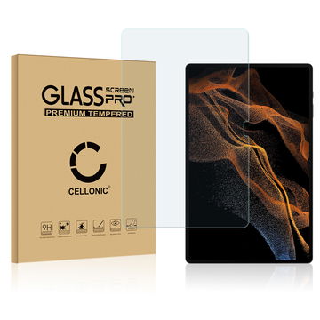 CELLONIC Screen Protector for Samsung Galaxy Tab S8 ultra X906B Tablet Screen Cover Film - 2.5D 0,33mm Full Glue 9H Tempered Glass Display Screen Guard Crystal Clear