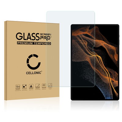 Protector de pantalla tablet Samsung Galaxy Tab S8 ultra X906B de CELLONIC - (Calidad HD / 2.5D / 0,33mm / 9H), Tablet Screen protector, Tempered glass, Cristal templado