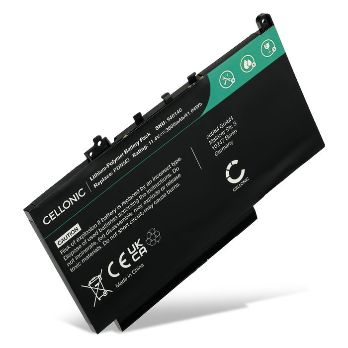 Dell Latitude E7470 Batería 3600mAh 11.4V de subtel