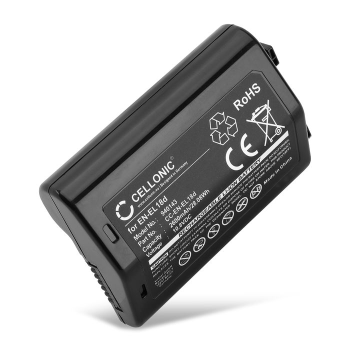 Camera Battery for Nikon Z 9 Replacement Battery 2600mAh Spare Battery Backup