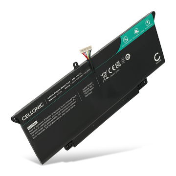 1x Batería Dell para ordenador portátil Dell Latitude 7410 2-in-1, 7310, 7000 2-in-1, 7410 14 Touchscreen 2 in 1, 7CXN6, 7CXN6, CQCQ, JHT2H 6400mAh 7.7V  de CELLONIC