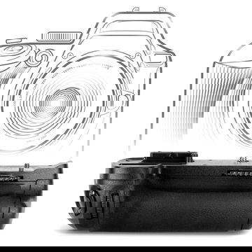 Empuñadura cámaras MB-D14 para Nikon D600, Nikon D610 - Empuñadura vertical con disparador y compartimento para baterías EN-EL15 de CELLONIC