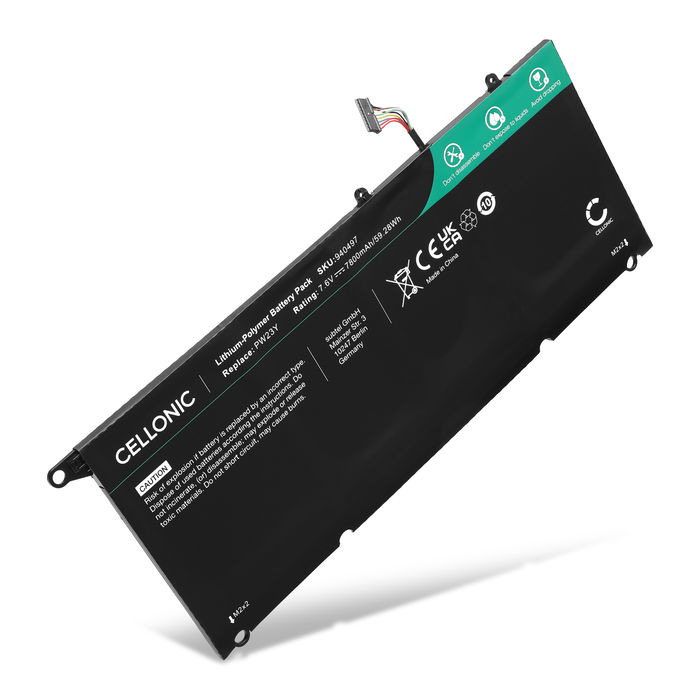 Dell XPS 13 9360 Batería 7800mAh de Cellonic