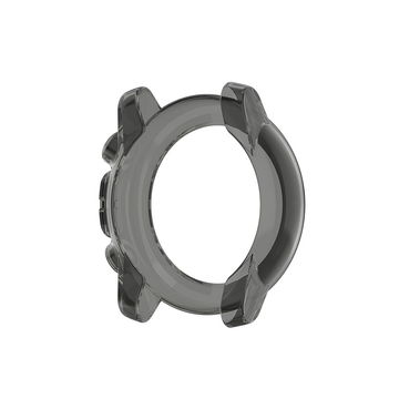 subtel Funda smartwatch para Amazfit Stratos 3, Funda de TPU para relojes inteligentes - Funda protectora en negro Back Cover Bumper Case Shockproof