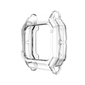 subtel Funda smartwatch para Amazfit Neo, Funda de TPU para relojes inteligentes - Funda protectora en negro Back Cover Bumper Case Shockproof