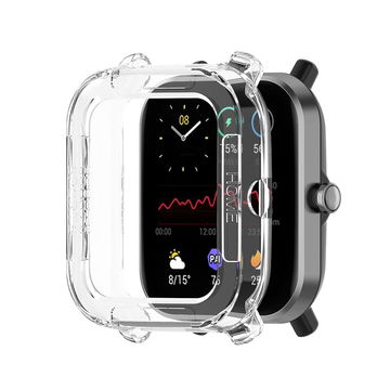 subtel Funda smartwatch para Amazfit GTS 2 mini, Funda de TPU para relojes inteligentes - Funda protectora en Transparente Back Cover Bumper Case Shockproof