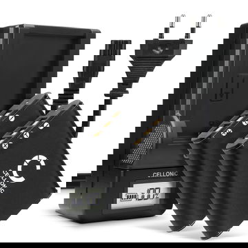 2x Bateria Nikon EN-EL11 600mAh - + Cargador MH-64, Batería recargable para camaras Nikon Coolpix S550 Coolpix S560