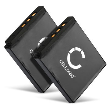 2x Batería para cámaras Kodak PlaySport Zx3, PlayTouch Zi10, Zi8, Easyshare M1033, Easyshare M1093 IS 700mAh 3.7V de CELLONIC