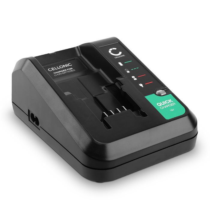 CELLONIC Cargador taladro Black and Decker 18V 2.5A - Cargador de baterías de ion de litio BDCAC202B para taladros inalámbricos