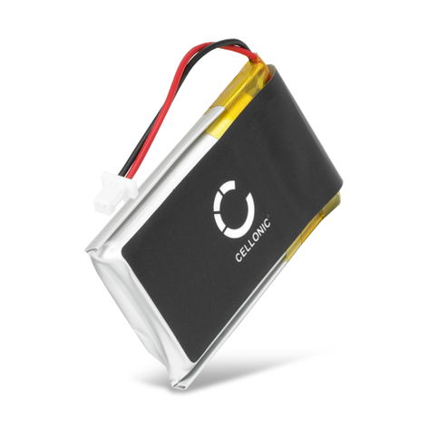 1x Batería para auriculares Sena SF2; 10S; 20S; SF1; SF3; SMH-10S; SMH-20S YP802542P (650mAh, 3.7V) de CELLONIC