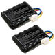 2x Battery 2500mAh