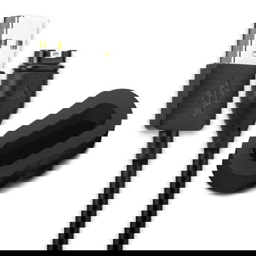 Cable USB + 10x Tapones antipolvo de Silicone de negro para Garmin Fenix 7, 6, 6 Pro, 6X Pro, Vivoactive 4, 4S, 3, Forerunner 945, 45, Venu 2 - Cable de Carga y Datos 1m 1A negro PVC