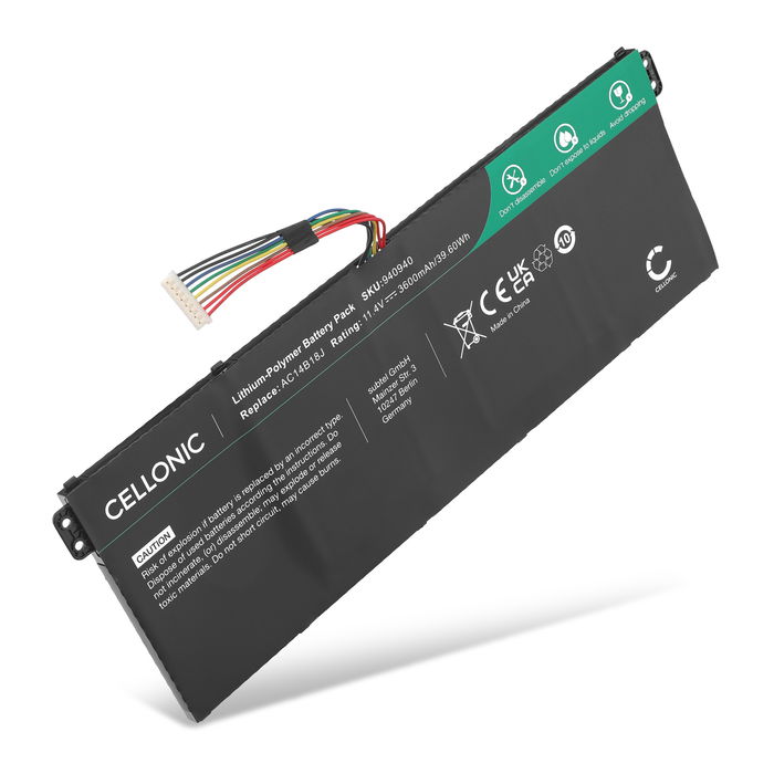Acer AC14B13J Batería 3600mAh 11.4V de subtel
