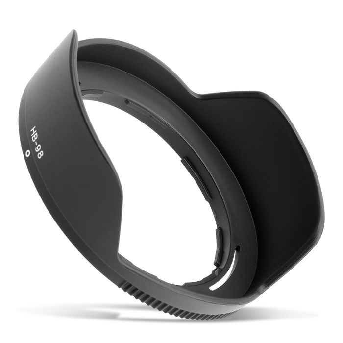 HB-98 Parasol de Cámara para Nikon NIKKOR Z 24–50 mm 1:4–6,3 – Plastic bayoneta Flor / Pétalo / Tulipán - Parasol de CELLONIC