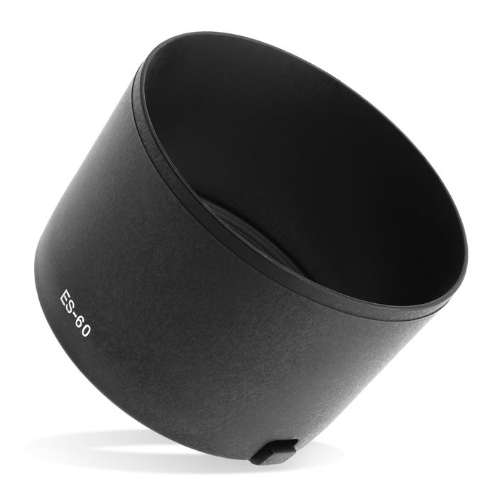 ES-60 Cámara Parasol para Canon EF-M 32mm f/1.4 STM – Plastic bayoneta Circular / Cilíndrico Parasol de CELLONIC