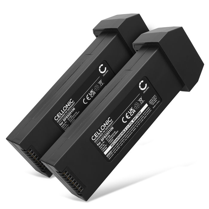 2x Bateria Holy Stone SF8333106 4300mAh - , Batería recargable para Holy Stone HS720 / HS720E