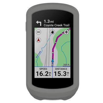subtel Funda Garmin Edge Explore 2, Funda de Silicona para dispositivos GPS bicicleta - Funda protectora en gris Back Cover Bumper Case Shockproof
