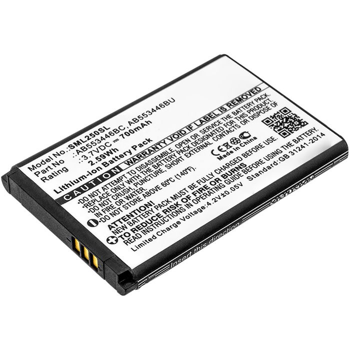 Batería para Samsung SGH-CC03, AB463446BU de Cellonic®], 700mAh , Ion de litio
