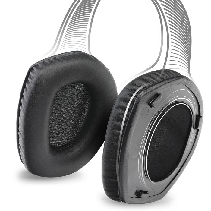 Almohadillas de goma espuma para auriculares Sennheiser RS175, RS195, RS185, RS165, HDR165, HDR175, HDR185, HDR195 de subtel, Almohadillas negras para cascos, Headphone ear pads, Repuesto para cascos
