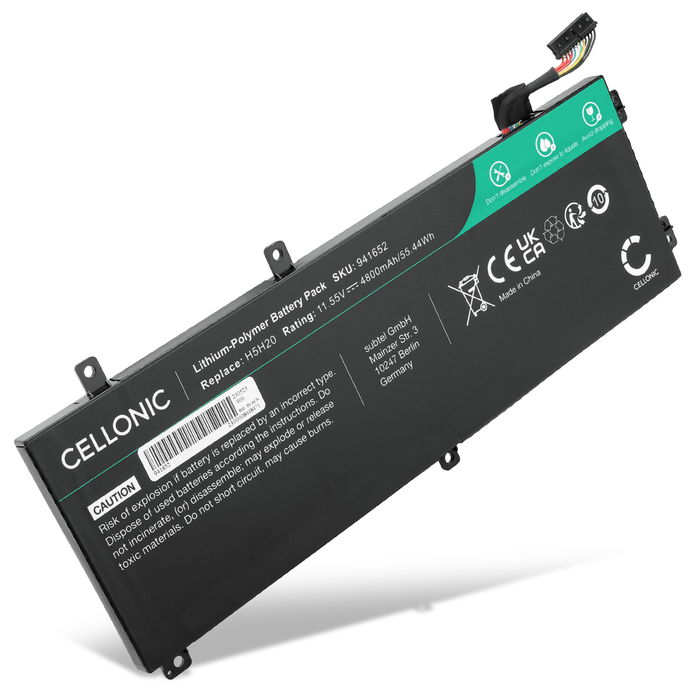 Batería para Dell Precision 15 5530 Xeon E-2176M, GPM03 de subtel®], 4800mAh, Litio Polímero
