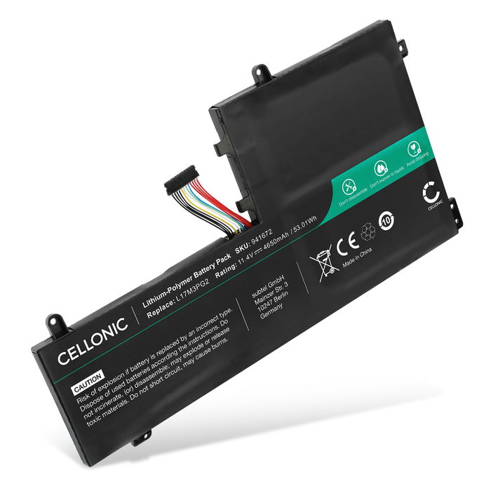 Batería para Lenovo L17M3PG2, L17M3PG2 de subtel®], 4650mAh, Litio Polímero