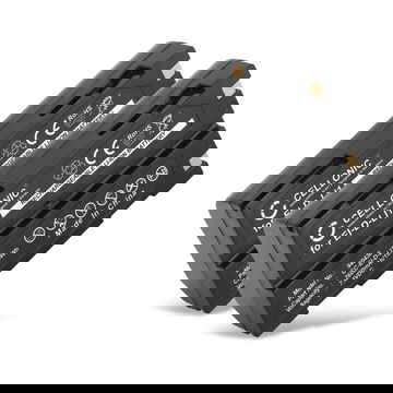 2x Bateria Trimble EI-D-LI1 2600mAh - , Batería recargable para HP Photosmart C912 / Pentax EI-2000, EI-D-LI1 / Trimble R4, R6, R7, R8