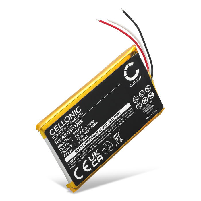 Batería para SteelSeries Arctis 7, SteelSeries Arctis 3, SteelSeries Arctis 1, Arctis 7P 1200mAh de CELLONIC