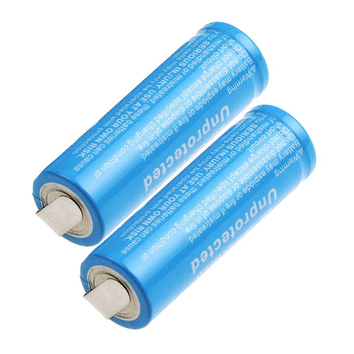 2x Philips 14430 Batería 650mAh 3.7V de CELLONIC