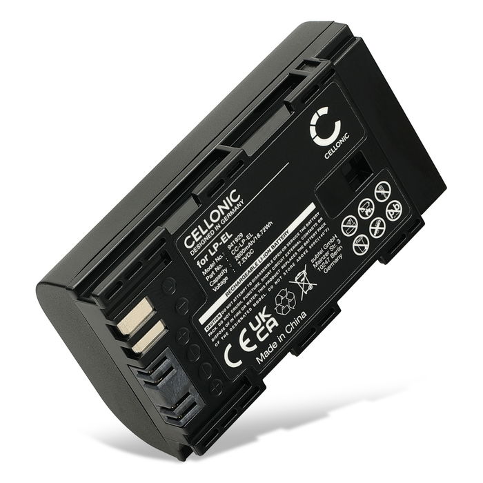 Canon LP-EL Batería 2600mAh 7.2V de Cellonic