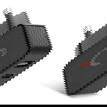 Cargador universal con puertos USB C y USB A - Adaptador de corriente USB C de 20 W + USB QC3.0 para iPhone, Samsung, iPad, Huawei, Tablet, Switch, PSP, GPS y mucho más - negro